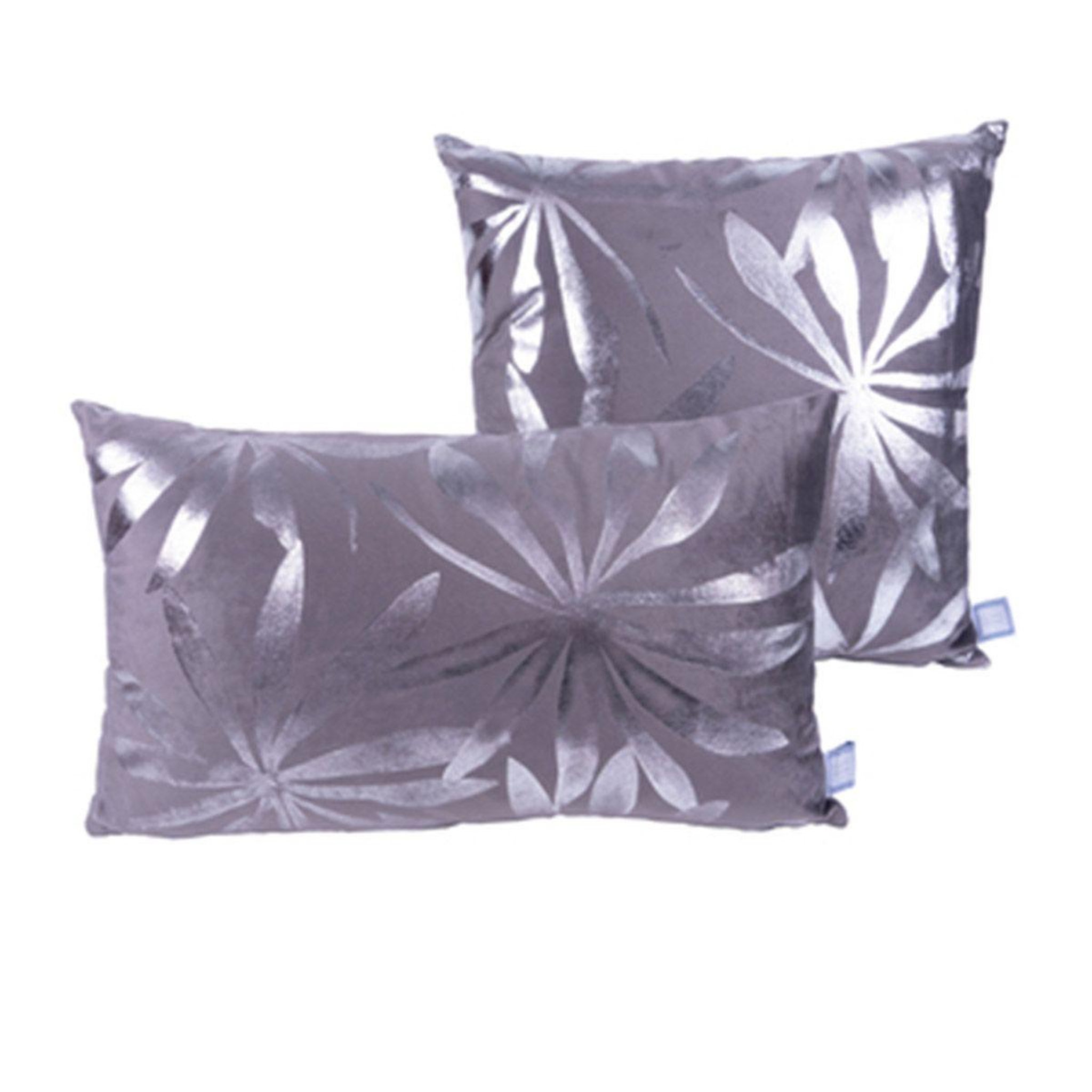Paris Prix Lot de 2 coussins déco  prisma iv  30x50cm gris