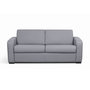 Voir la diapositive 2 : Canapé convertible système couchage express matelas 160x200 13cm 3 places en tissu  DYLAN 