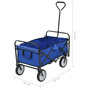 Voir la diapositive 6 : VIDAXL Chariot a main pliable Acier Bleu