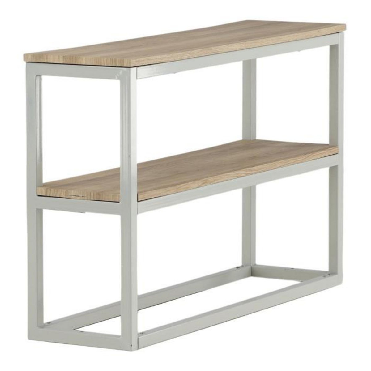 Paris Prix Console Design Double  Rise  110cm Naturel & Gris