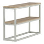 Voir la diapositive 1 : Paris Prix Console Design Double  Rise  110cm Naturel & Gris