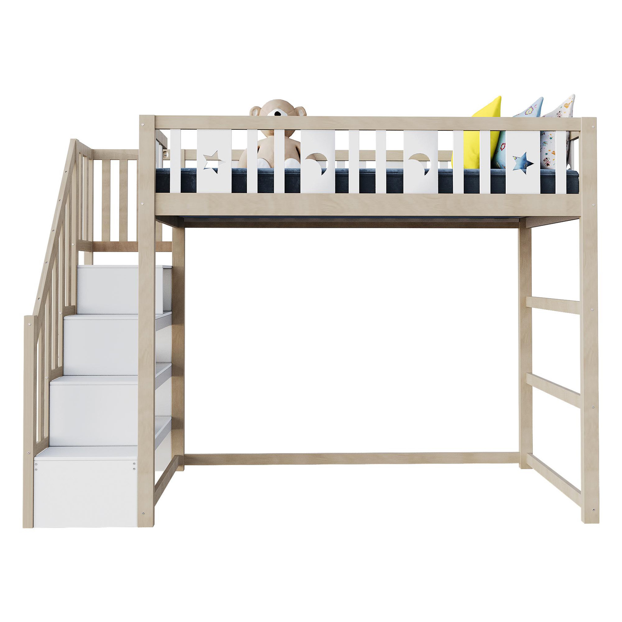 Voir la diapositive 1 : MERAX Lit mezzanine enfant