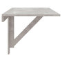 Voir la diapositive 4 : VIDAXL Table murale pliable Gris beton 100x60x56 cm Bois d'ingenierie