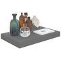 Voir la diapositive 3 : VIDAXL Etagere murale flottante Gris brillant 40x23x3,8 cm MDF