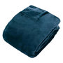 Voir la diapositive 1 : ATMOSPHERA Plaid en Flanelle Uni  Ollis  240x260cm Bleu