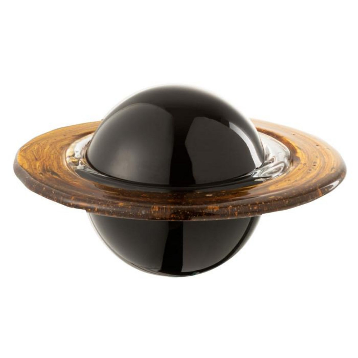 Paris Prix Presse-Papier Design  Planète  18cm Marron & Noir