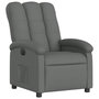 Voir la diapositive 4 : VIDAXL Fauteuil inclinable electrique Gris fonce Tissu