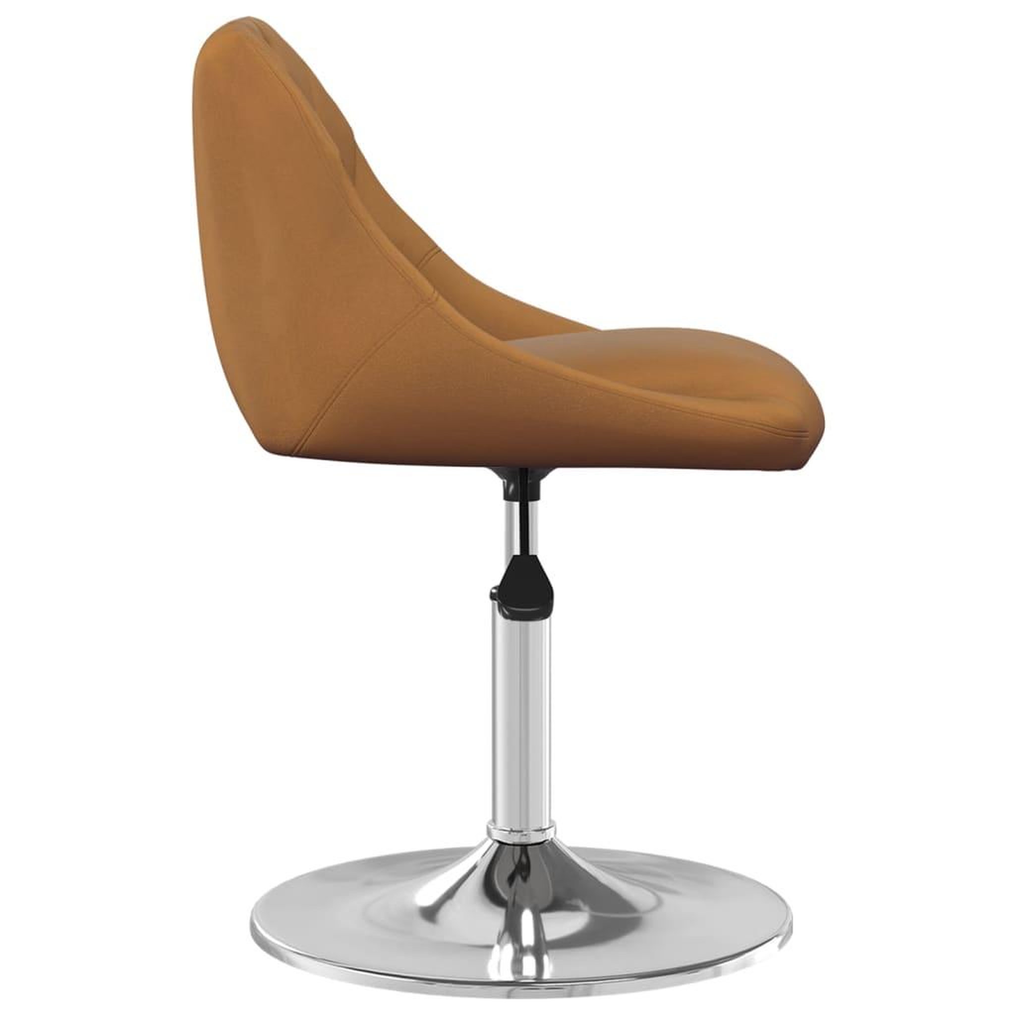 Voir la diapositive 5 : VIDAXL Chaises pivotantes a manger lot de 2 Marron Velours