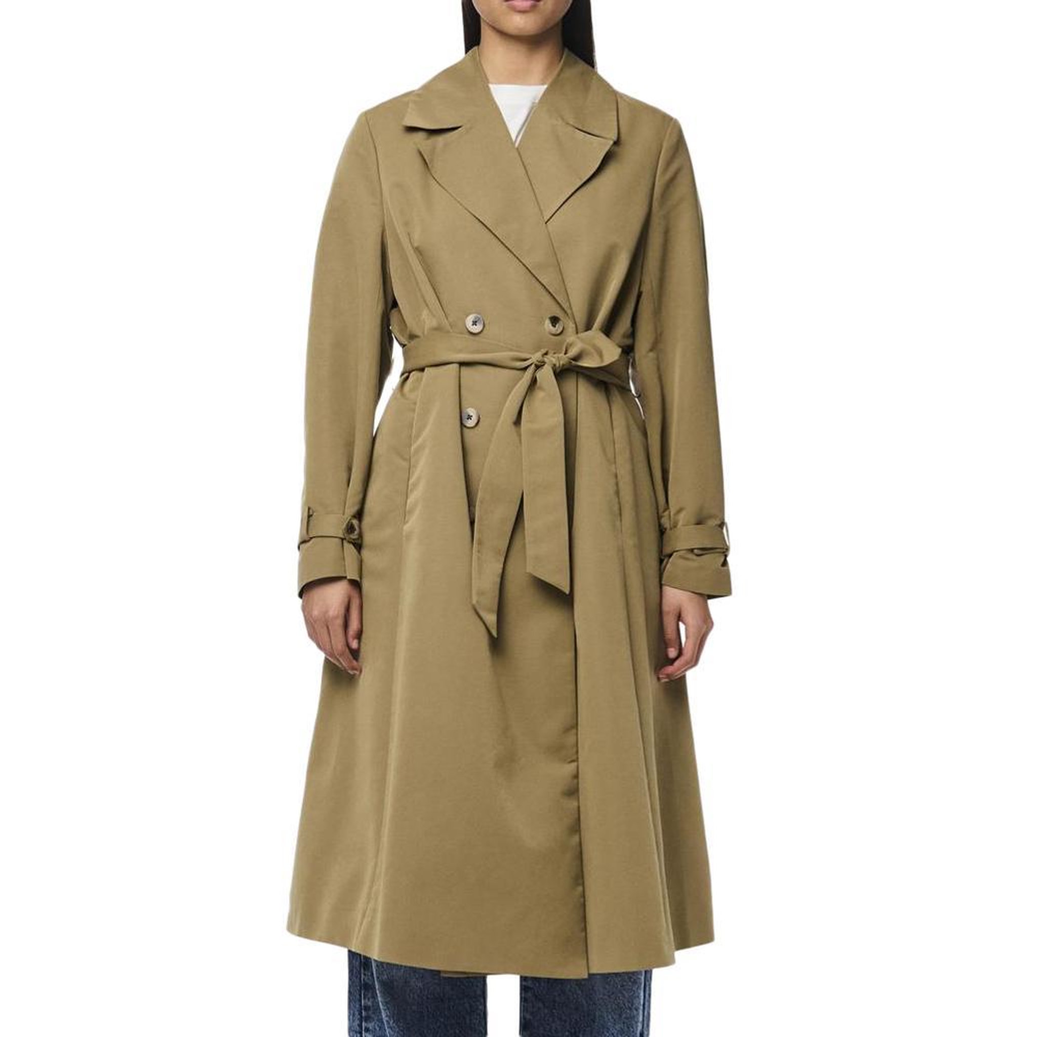 Pieces Trench  Femme Pieces Nova. Coloris disponibles : Marron