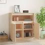 Voir la diapositive 3 : VIDAXL Buffet 70x34x80 cm Bois massif de pin