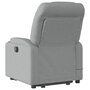 Voir la diapositive 5 : VIDAXL Fauteuil de massage inclinable Gris clair Tissu