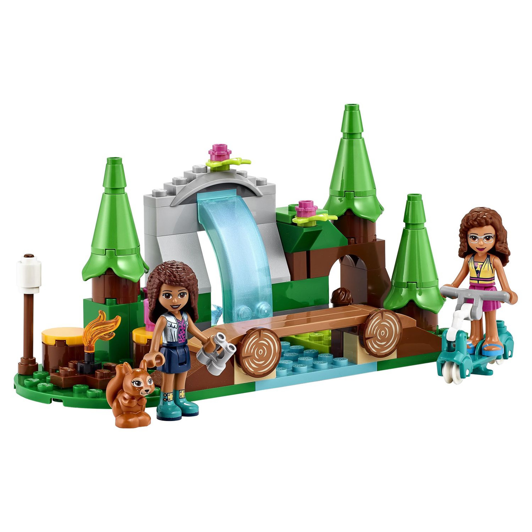 Voir la diapositive 2 : LEGO Friends 41677 - La cascade dans la forêt