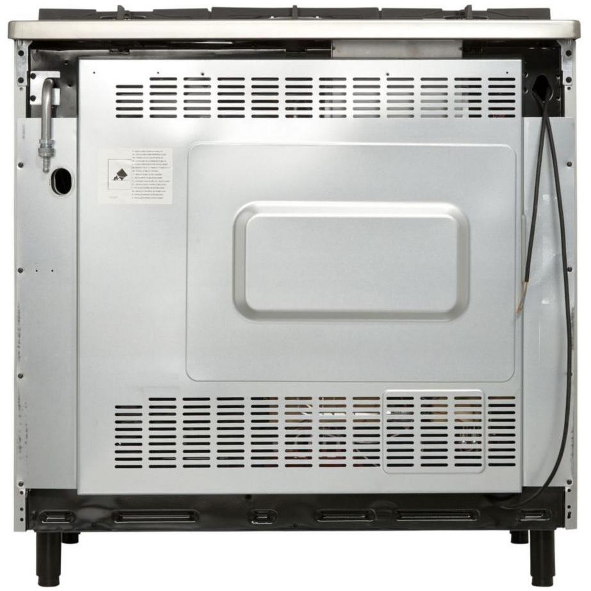 Voir la diapositive 4 : Glem Piano de cuisson gaz 66l 5 feux inox/noir - ga960pcgix