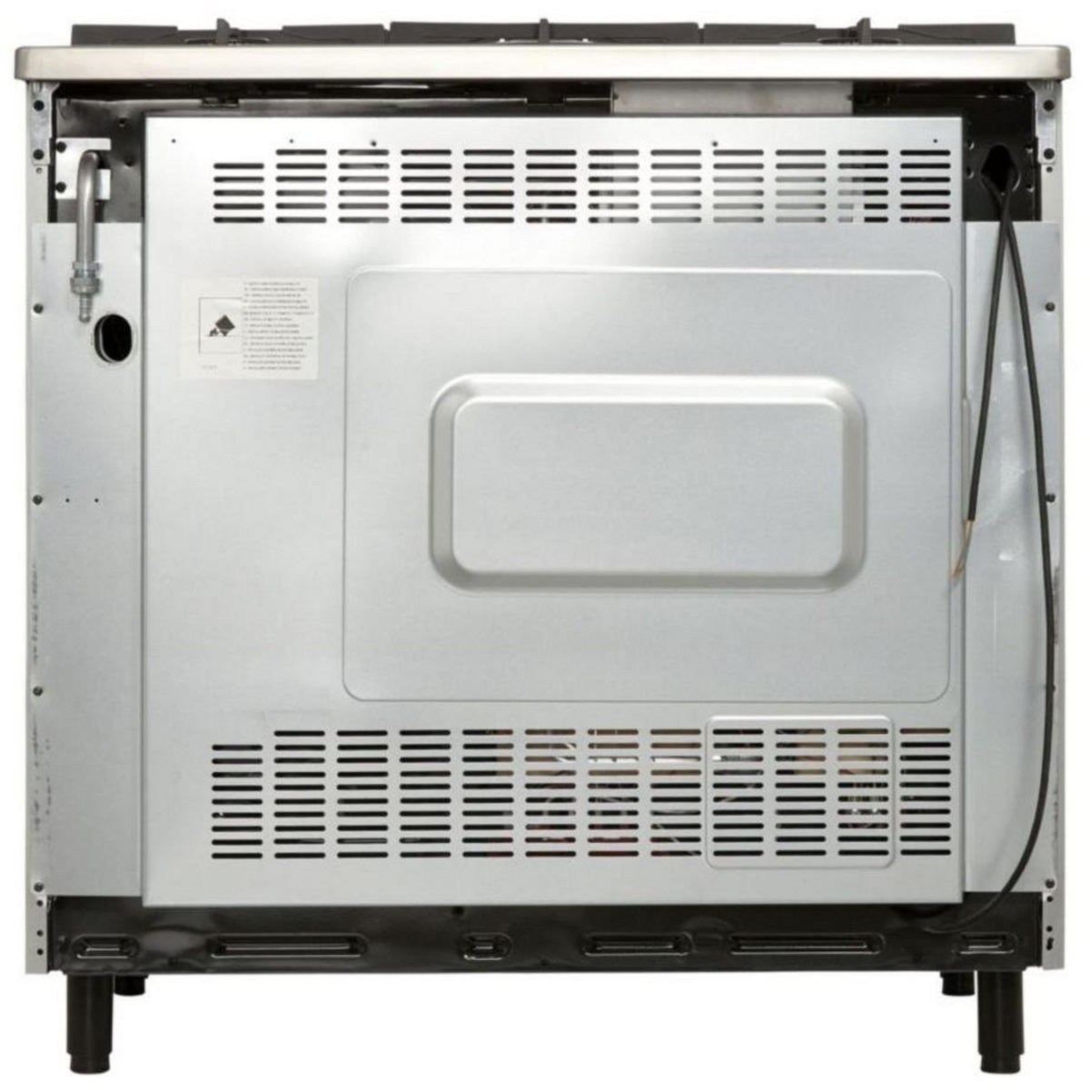 Glem Piano de cuisson gaz 66l 5 feux inox/noir - ga960pcgix