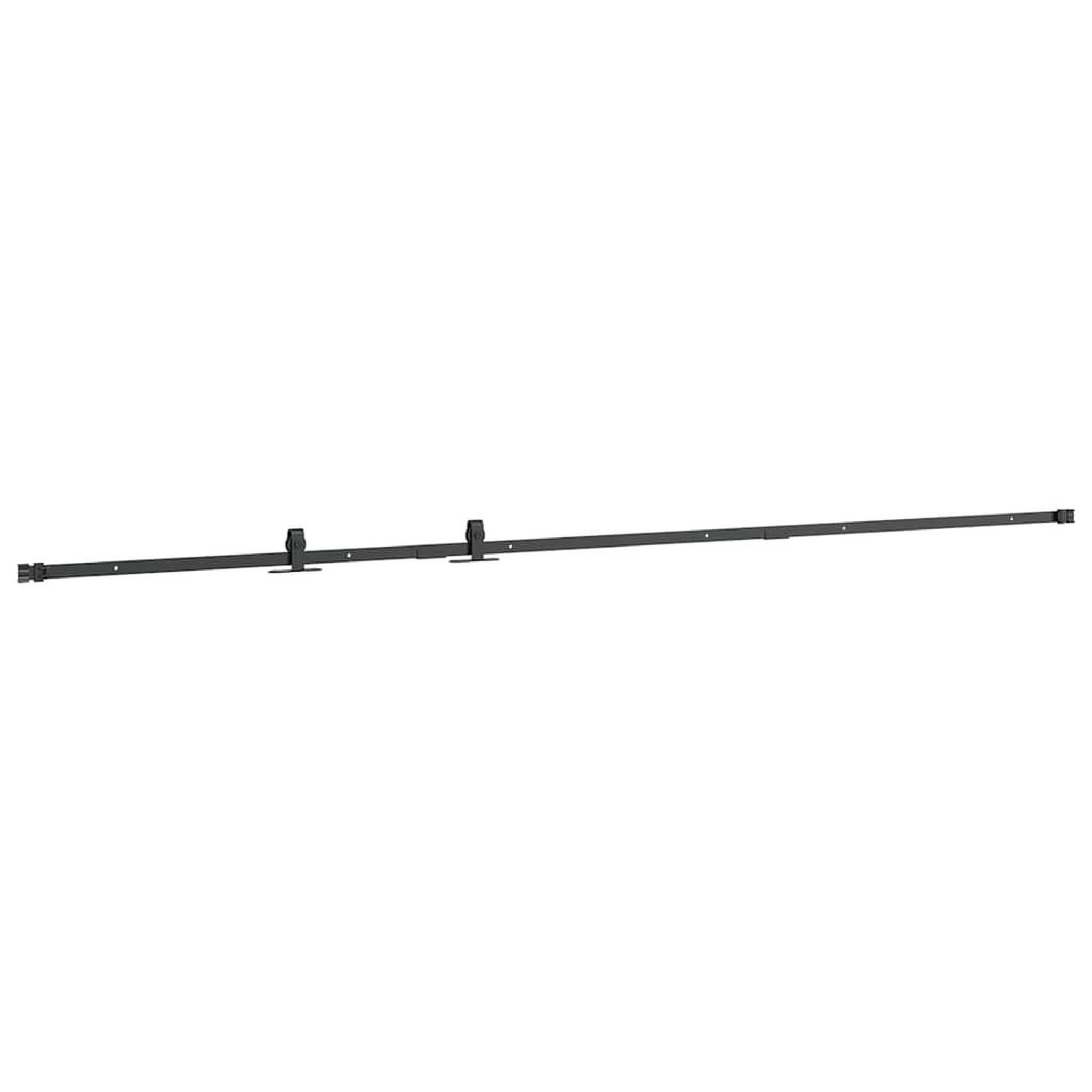 Voir la diapositive 5 : VIDAXL Kit de porte d'armoire coulissante 244 cm acier au carbone