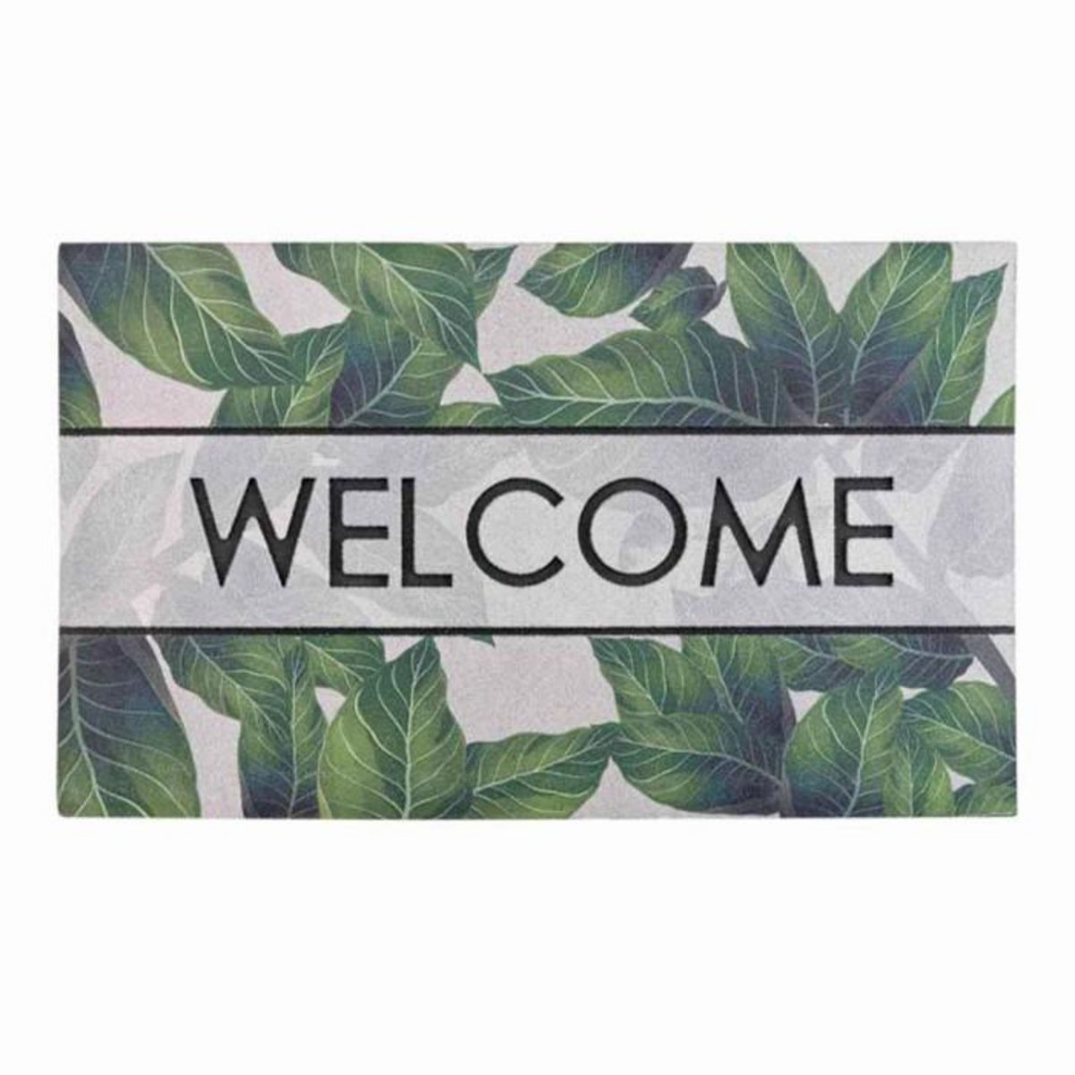 Paris Prix Tapis d'Entrée Déco  Janeiro  45x75cm Vert