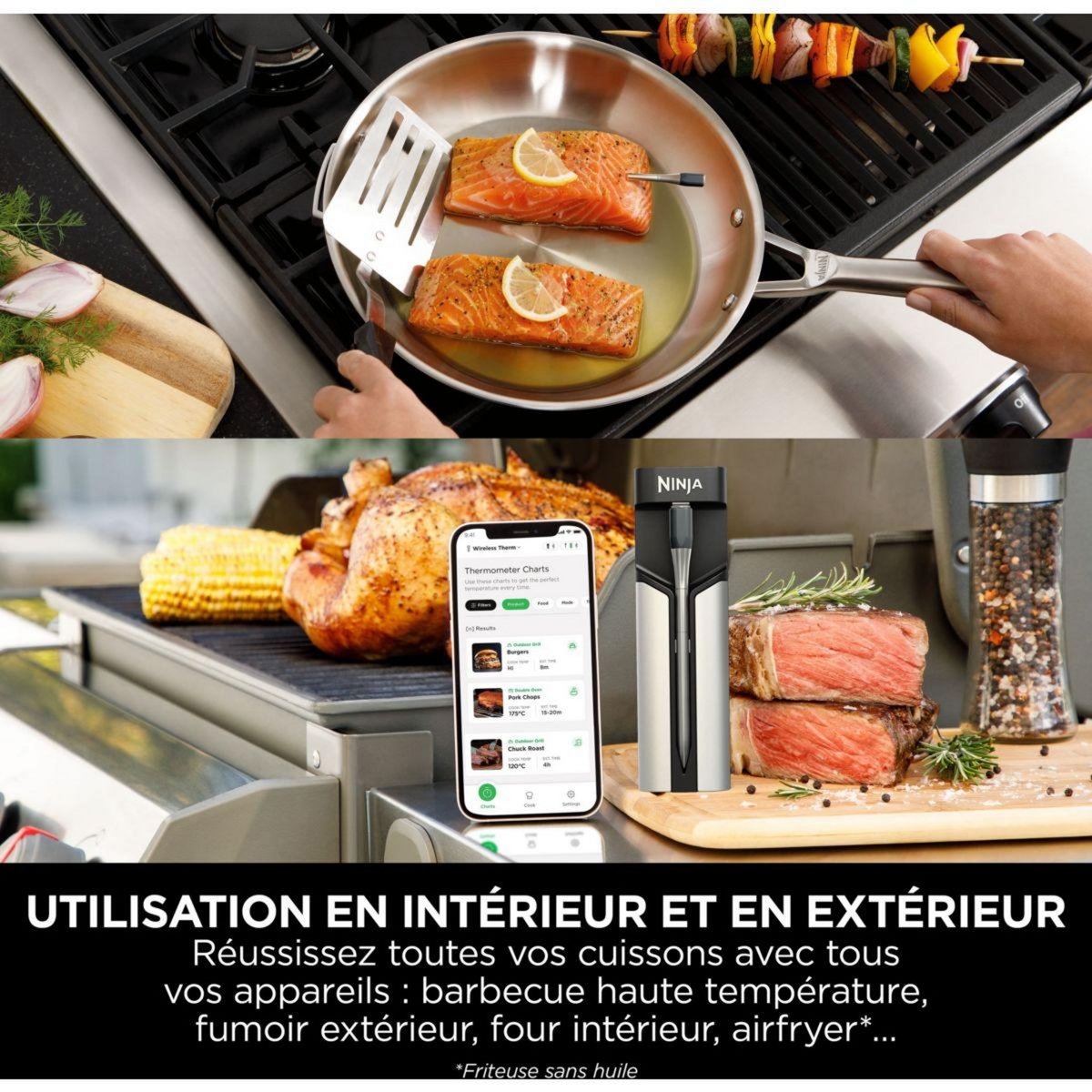 NINJA Thermomètre cuisson ProChef Wireless