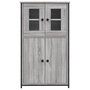Voir la diapositive 5 : VIDAXL Buffet haut sonoma gris 62x32x106,5 cm bois d ingénierie