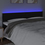 Voir la diapositive 3 : VIDAXL Tete de lit a LED Noir 160x5x78/88 cm Similicuir