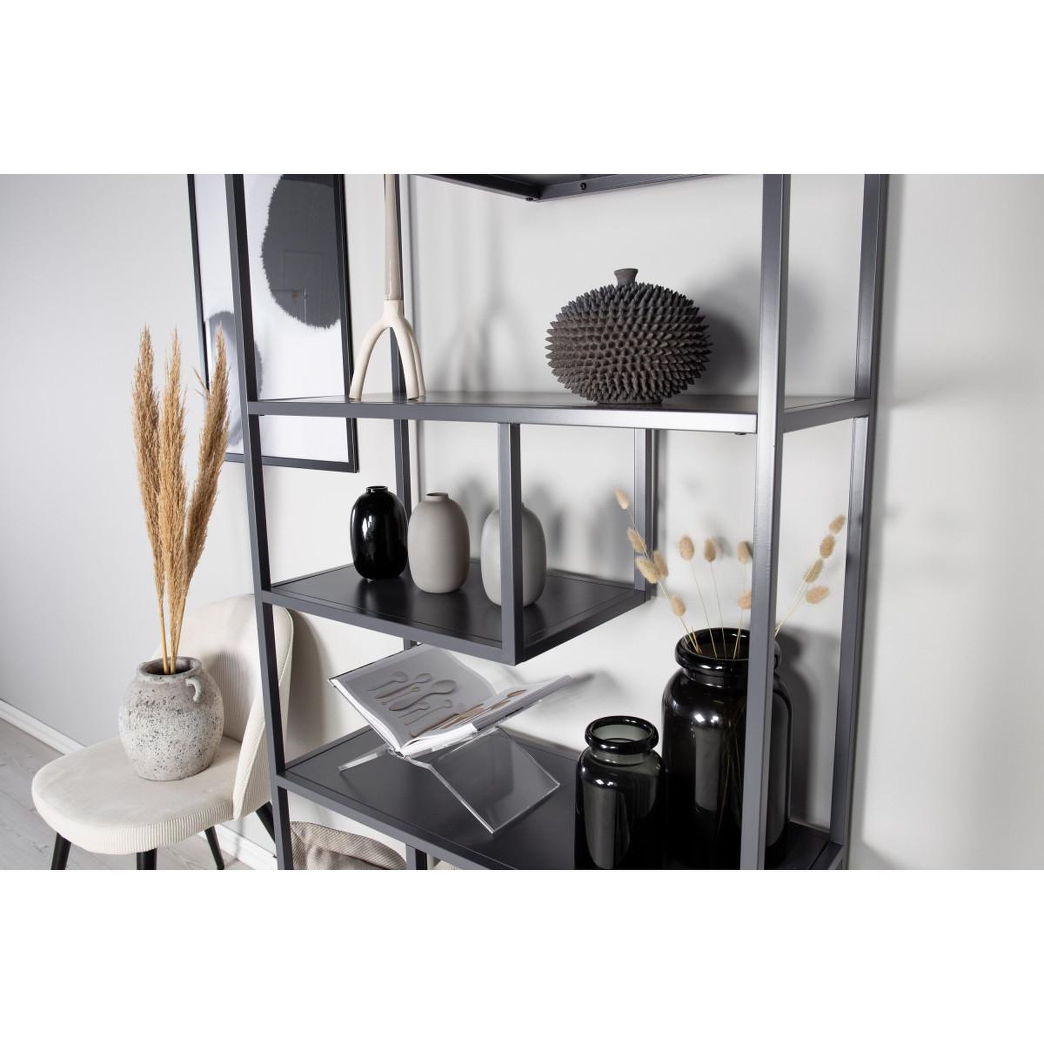 Voir la diapositive 6 : Paris Prix Étagère bibliothèque 6 niveaux  staal  188cm gris clair