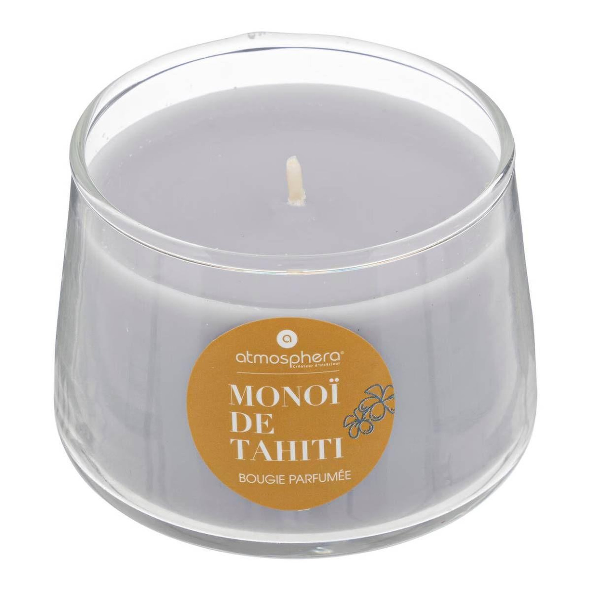 ATMOSPHERA Bougie parfumée en verre  izor  110g monoï