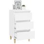 Voir la diapositive 5 : VIDAXL Table de chevet blanc 40x35x70 cm bois d'ingenierie