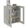 Voir la diapositive 4 : VIDAXL Buffet gris beton 69,5x34x90 cm bois d'ingenierie