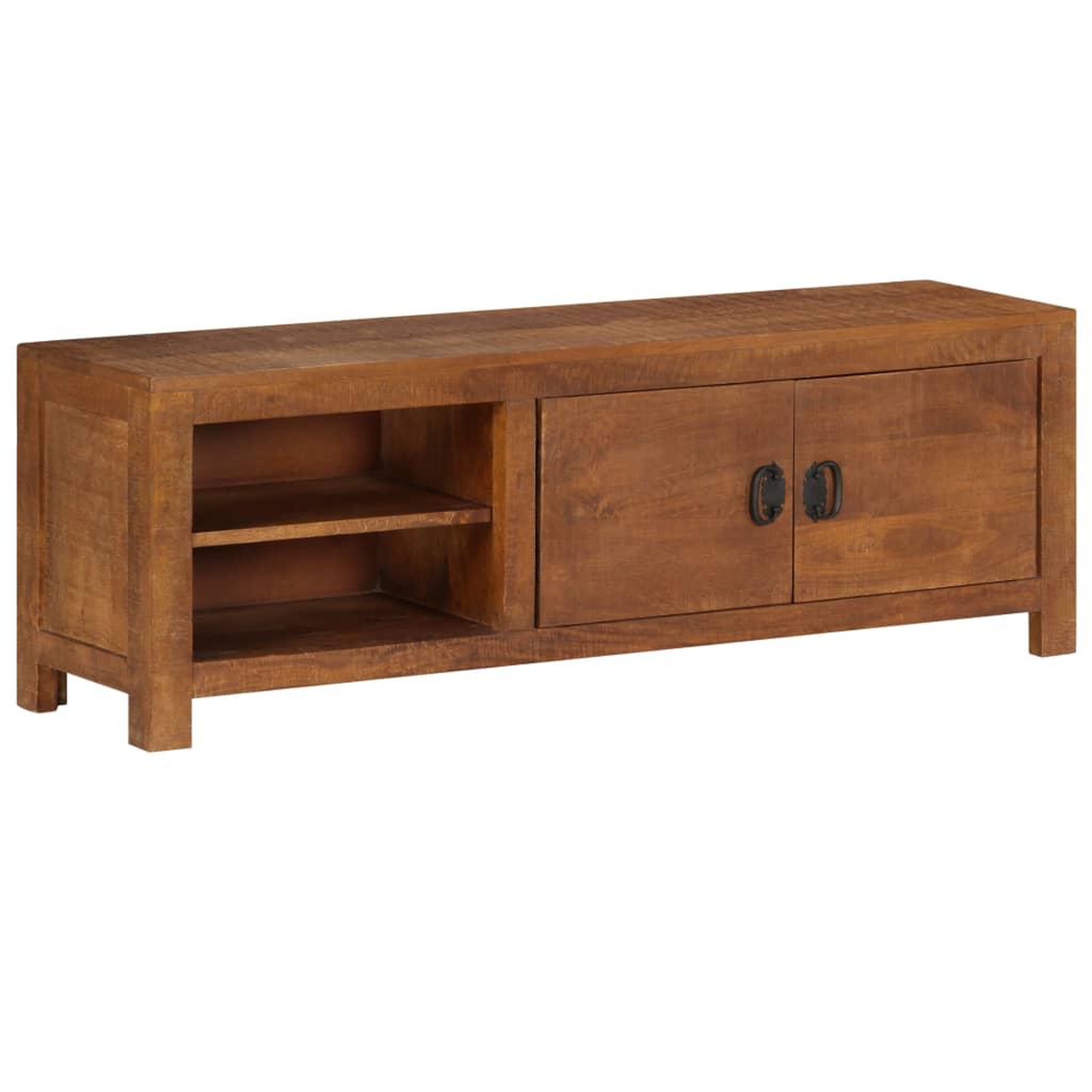 Voir la diapositive 1 : VIDAXL Meuble TV 120x30x40 cm Bois massif de manguier