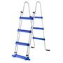Voir la diapositive 2 : GRE Piscine ronde en acier blanc 2,6m x 1,22m