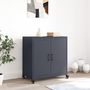Voir la diapositive 3 : VIDAXL Buffet anthracite 68,5x39x72 cm acier