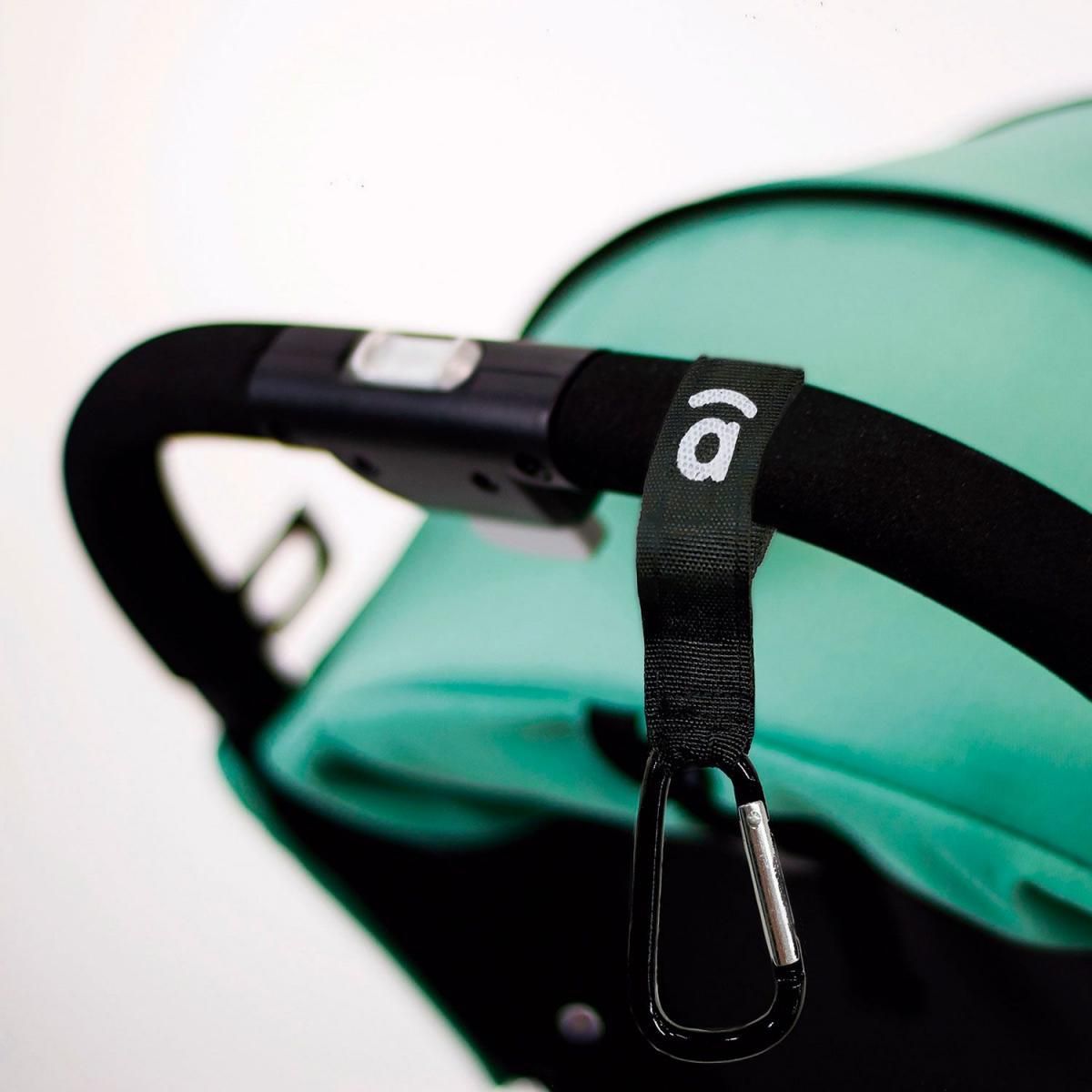 Asalvo Mousquetons polyvalents pour poussettes et berceaux - Lot de 2 unités