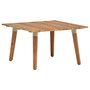 Voir la diapositive 1 : VIDAXL Table basse de jardin 60x60x36 cm Bois solide d'acacia