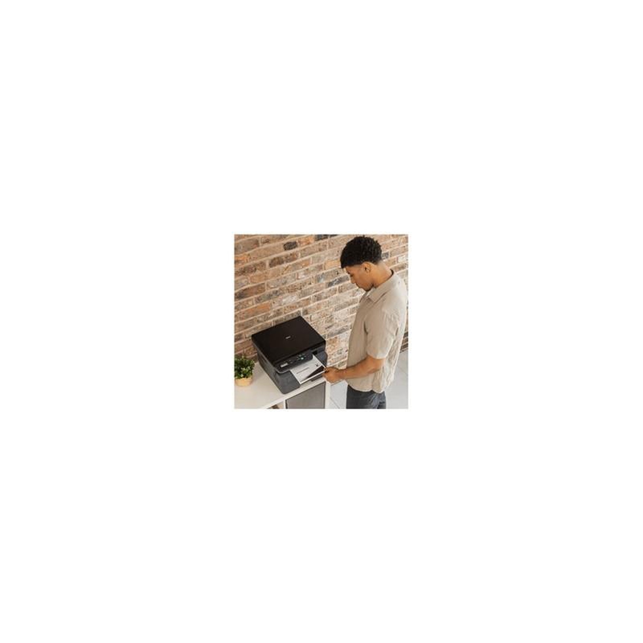 Voir la diapositive 2 : Brother Imprimante multifonction Brother Pack imprimante multifonction laser 3 en 1 monochrome A4