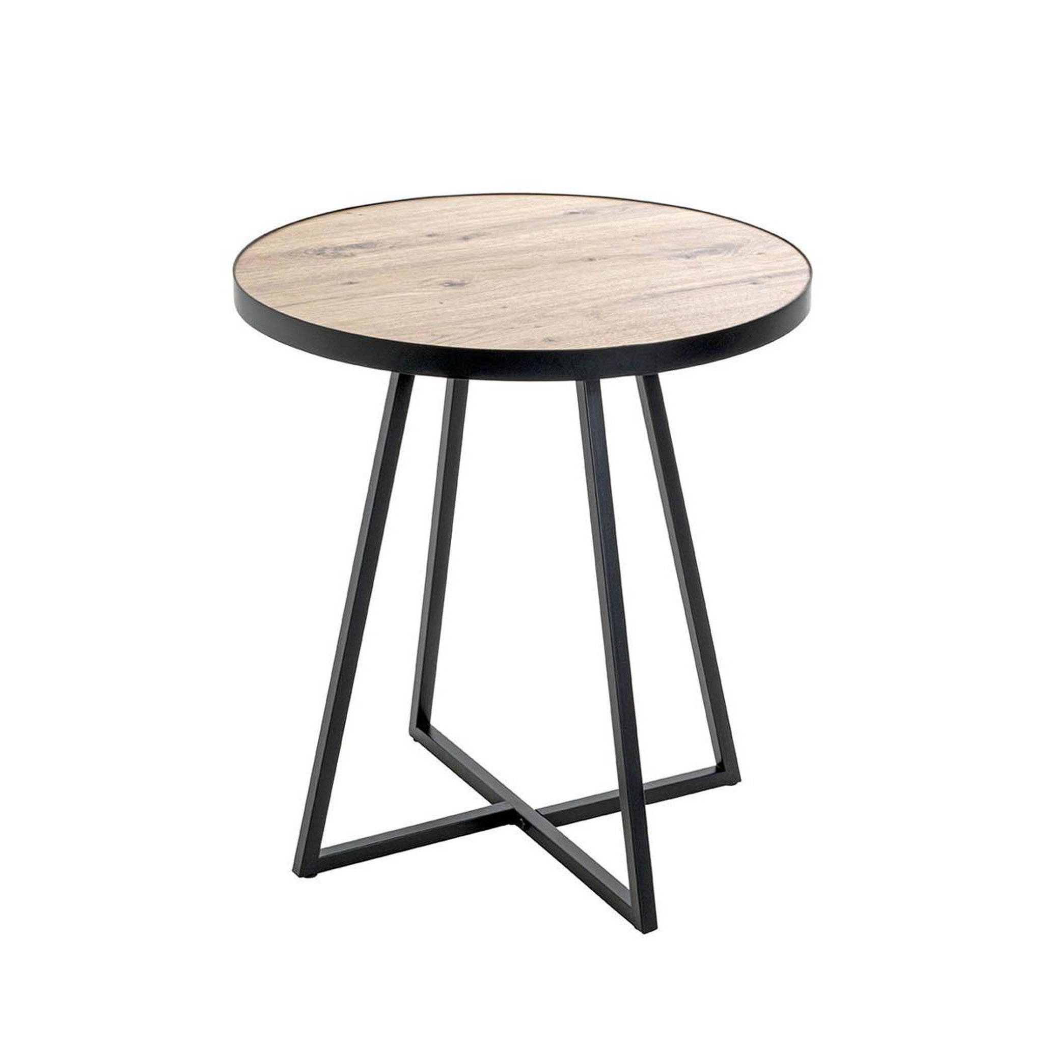 Paris Prix Table d'appoint  miranda  48cm chêne & noir