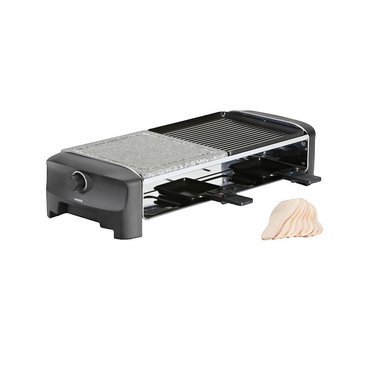 PRINCESS Appareil à raclette Princess 5-en-1 noir