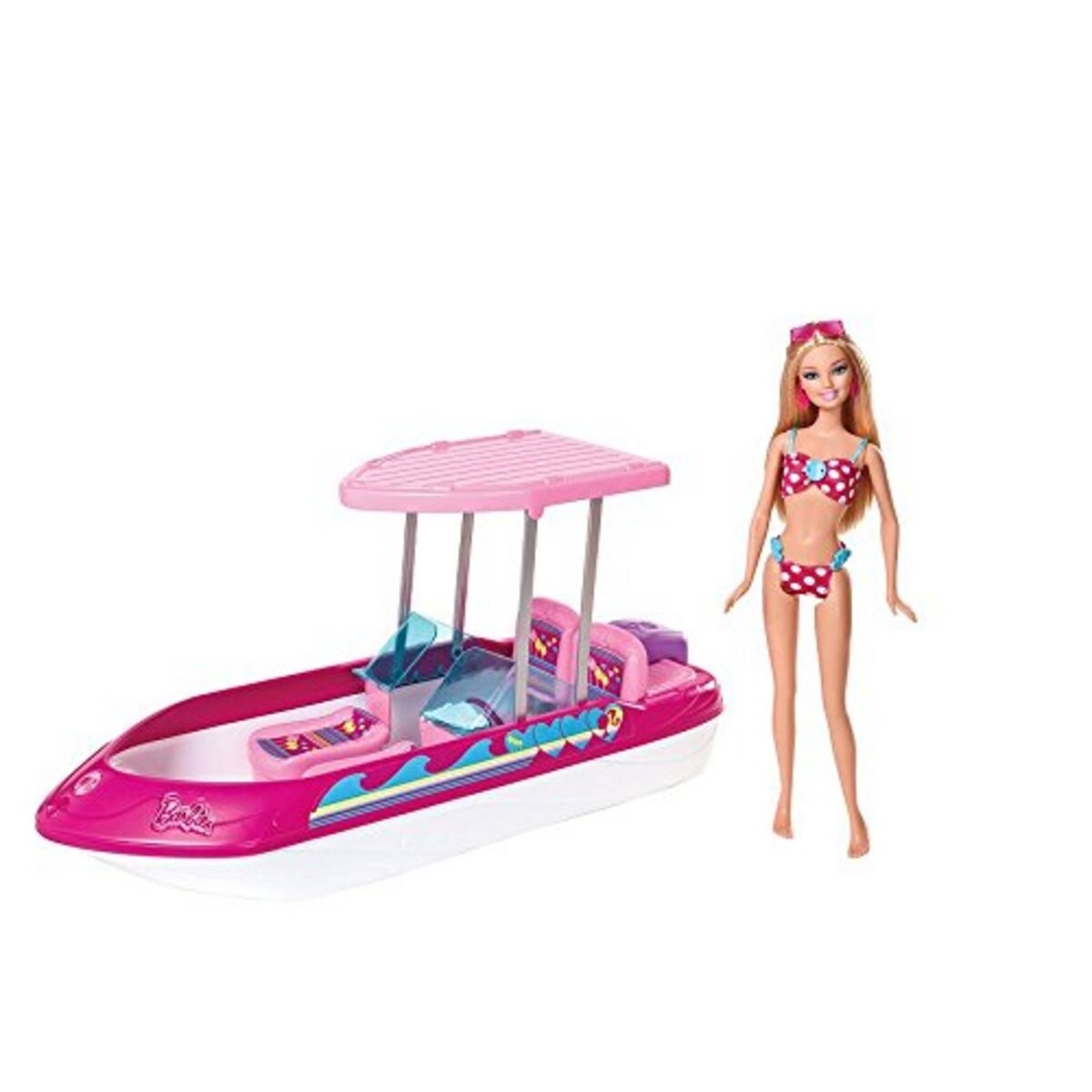 MATTEL Poupée Barbie et son bateau pas cher 