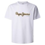 Pepe Jeans T shirt  Homme Pepe jeans Dorian. Coloris disponibles : Blanc