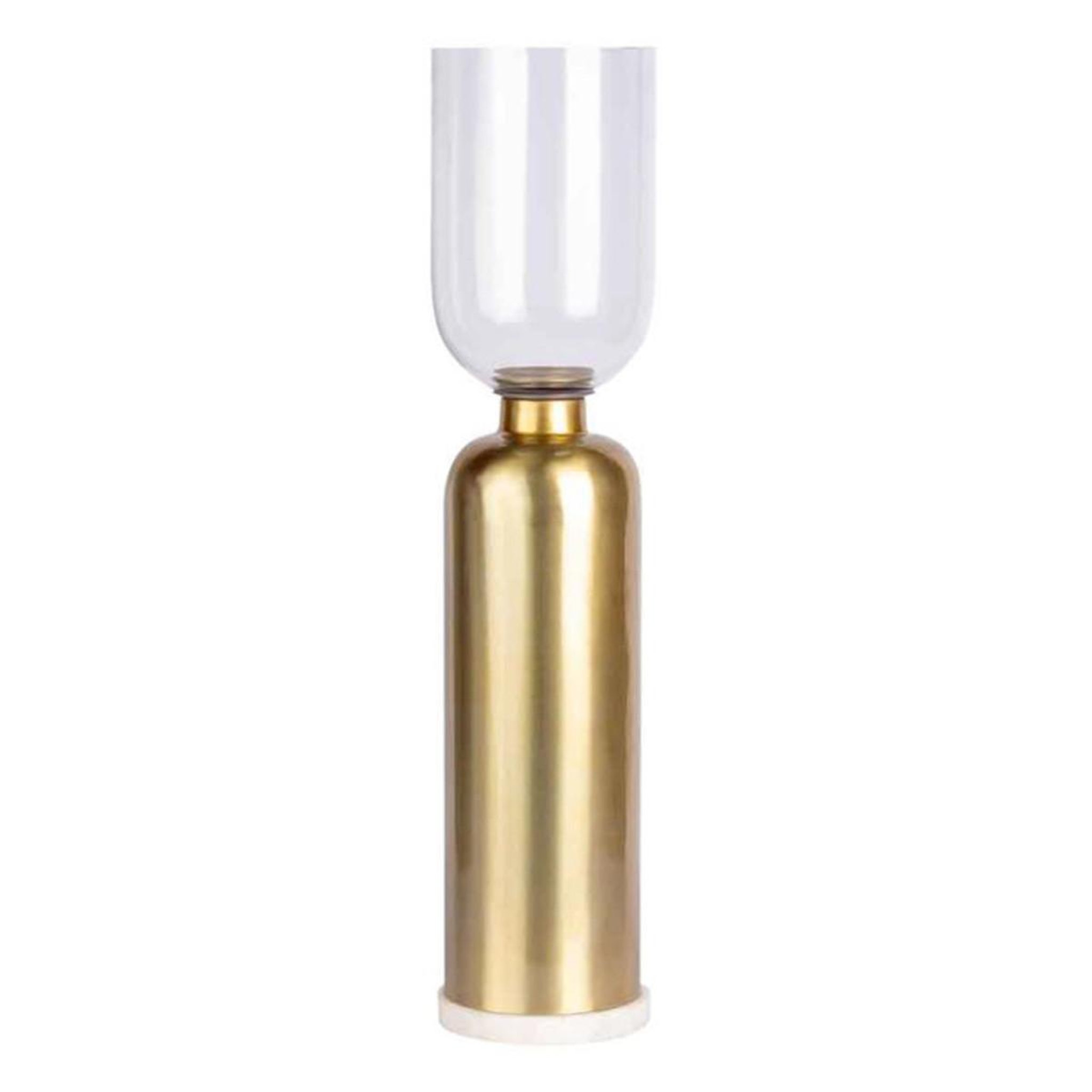 Paris Prix Bougeoir de Sol Rond Design  Shyam  72cm Or