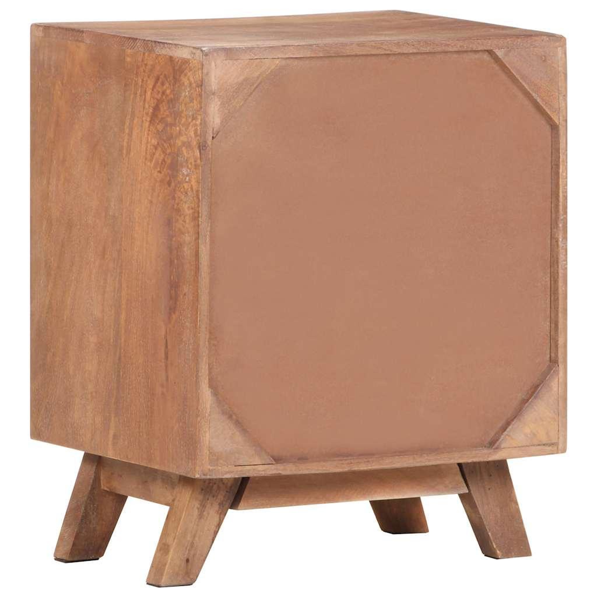 Voir la diapositive 3 : VIDAXL Table de chevet 40x30x50 cm bois de manguier massif