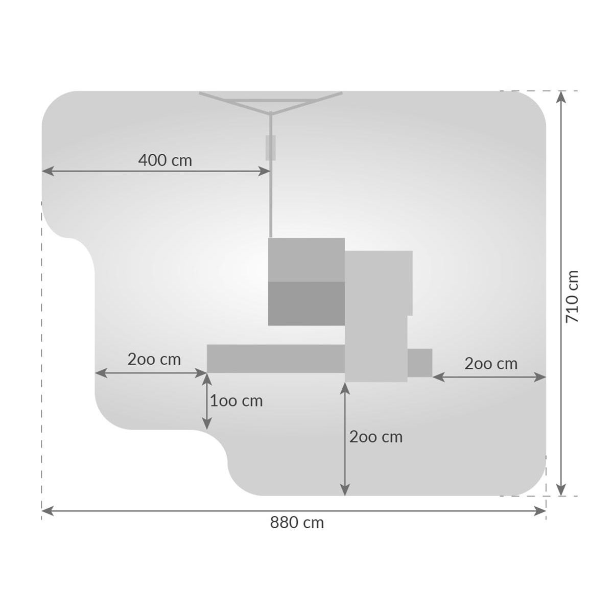 Fungoo Aire de jeux Move My Side - Toboggan jaune - Fungoo