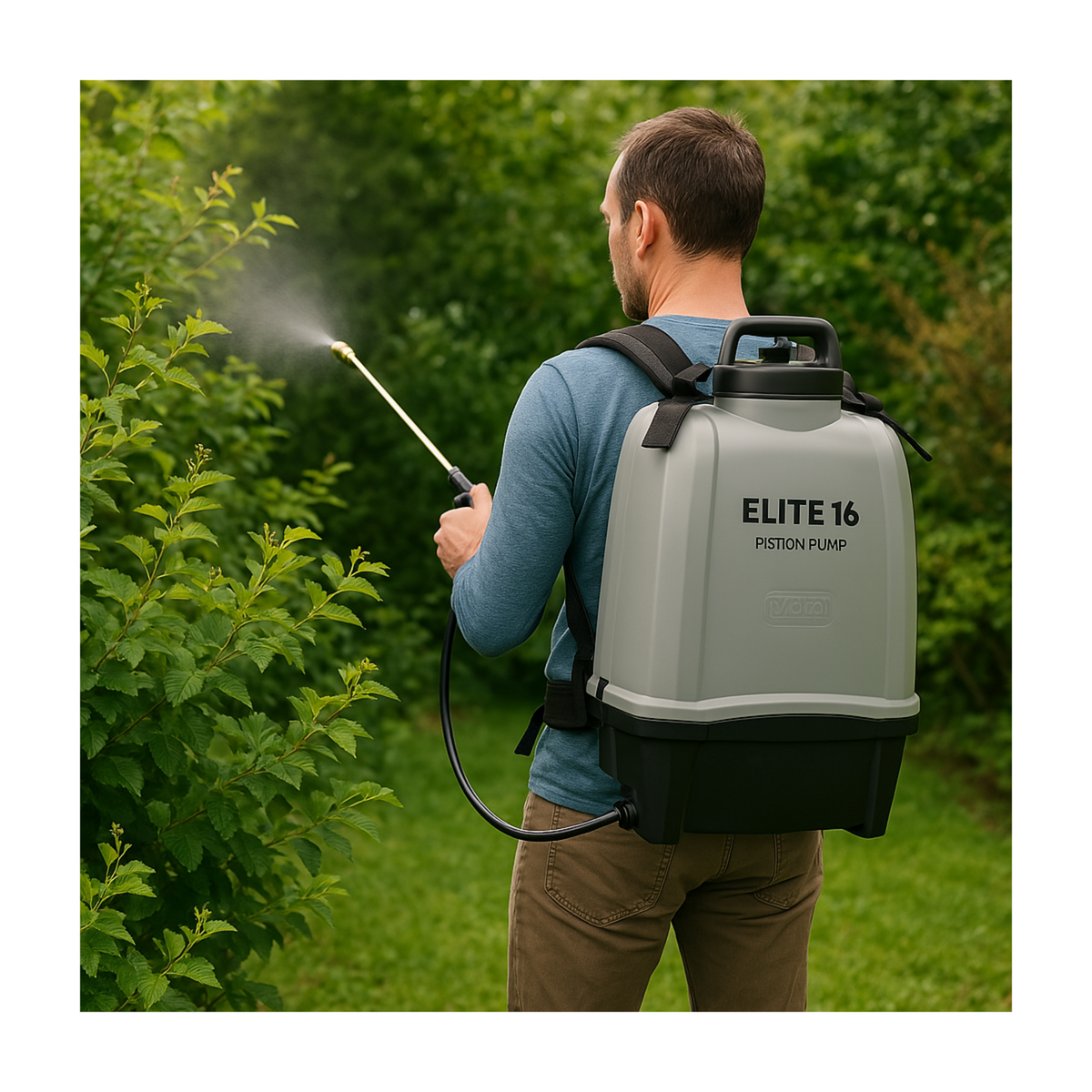 ORIGINALE VOLPI Pulverisateur Électrique à Batterie 16L 8 Bar 2 Batteries Lithium Chargeur Végetaux Toiture VOLPI