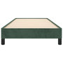 Voir la diapositive 5 : VIDAXL Cadre de lit sans matelas vert fonce 90x200 cm velours