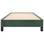 Voir la diapositive 5 : VIDAXL Cadre de lit sans matelas vert fonce 90x200 cm velours