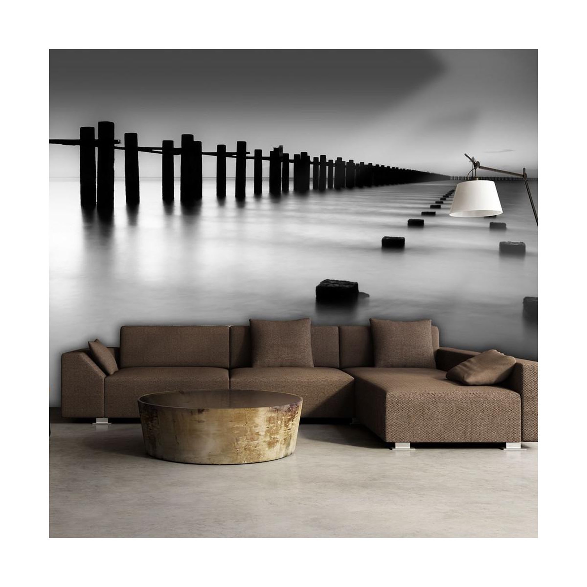 Paris Prix Papier peint xxl  estuaire de la tamise à shoeburyness, angleterre  270x550cm