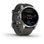 Voir la diapositive 3 : GARMIN Montre sport Fenix 7S silver avec bracelet gris