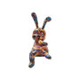 Voir la diapositive 2 : Paris Prix Lapin Fleur en Résine  Psyco  22cm Multicolore