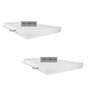 Voir la diapositive 3 : HomeStyle4U Lit Superposé 90x200 et 140x200 blanc