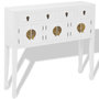 Voir la diapositive 2 : VIDAXL Buffet en style chinois en bois massif Blanc