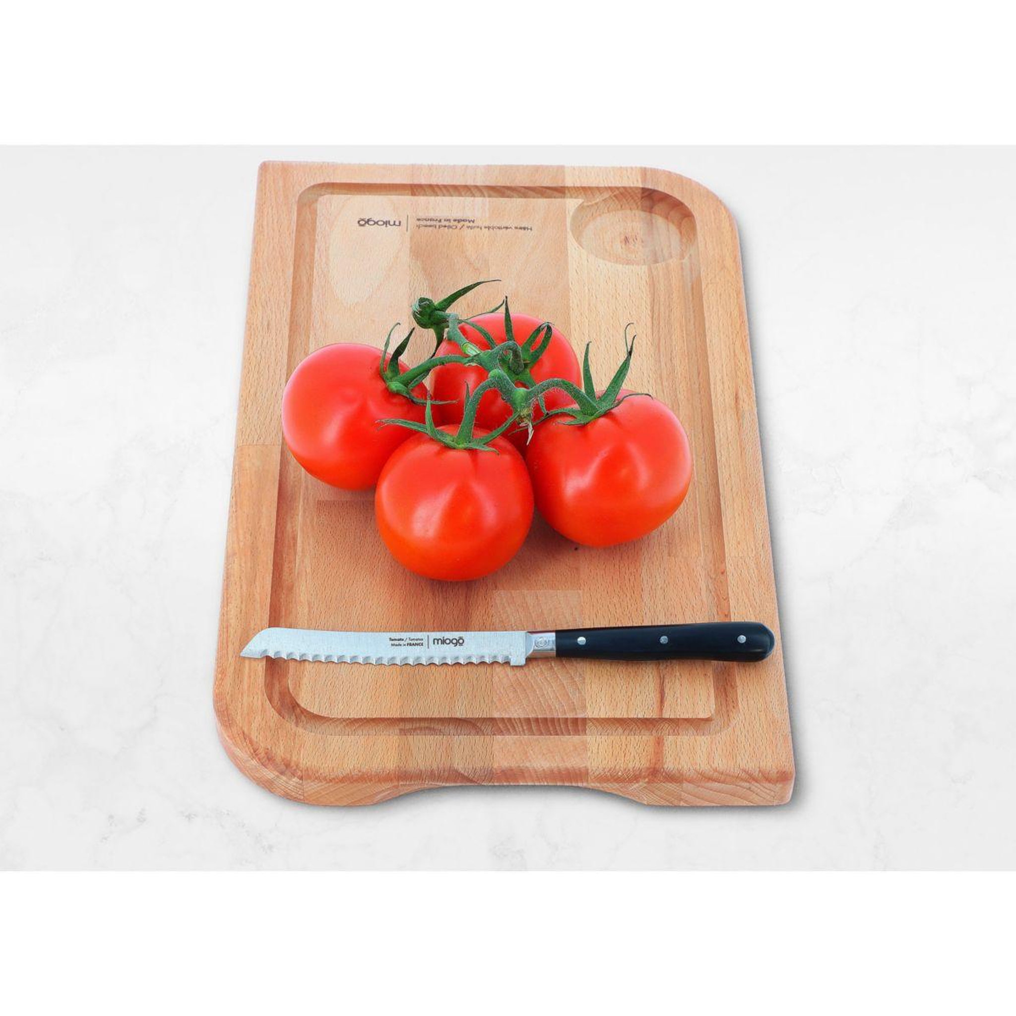 Voir la diapositive 4 : MIOGO Couteau Tomate 11 cm Pleine soie