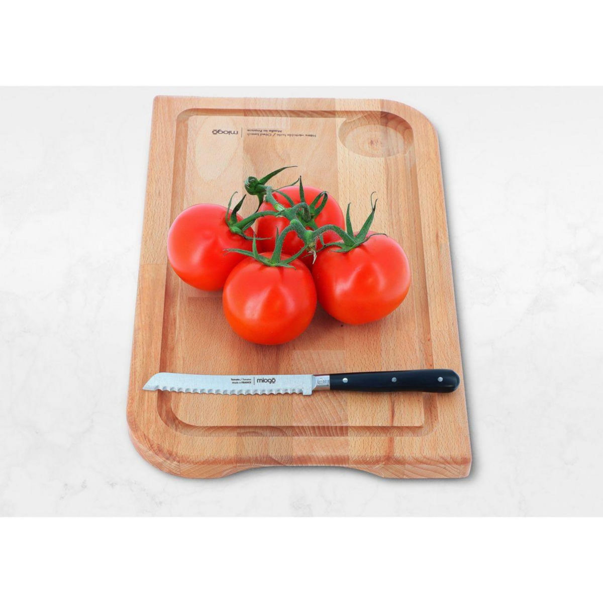 MIOGO Couteau Tomate 11 cm Pleine soie